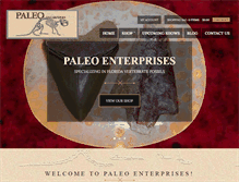 Tablet Screenshot of paleoenterprises.com